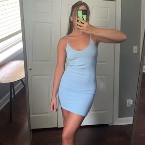 Garage Tight Blue Mini Dress